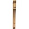 Ekena Millwork Merced Slat Rough Sawn Bracket, Western Red Cedar, 4"W x 34"D x 46"H BKT04X34X46MRC06RWR - alternate 4